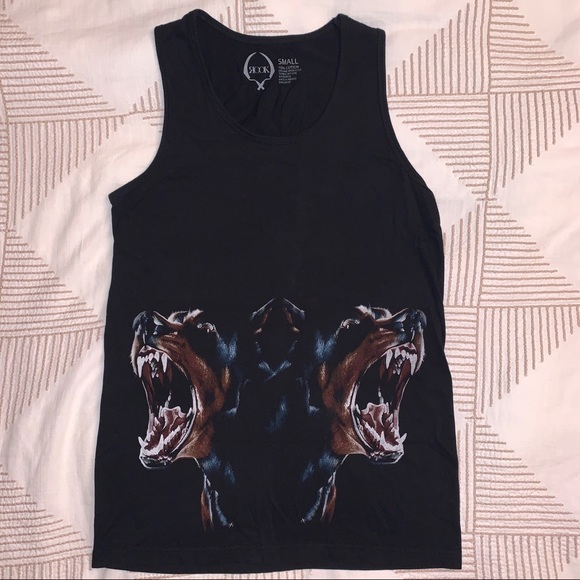 Rook Double Rottweiler Graphic Tank Top - Picture 2 of 5